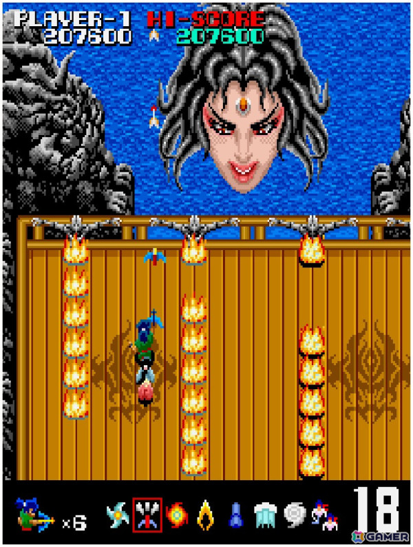 忍法の使い分けが攻略の鍵を握るシューティングゲーム「アーケードアーカイブス 妖魔忍法帖」が7月4日に配信！の画像