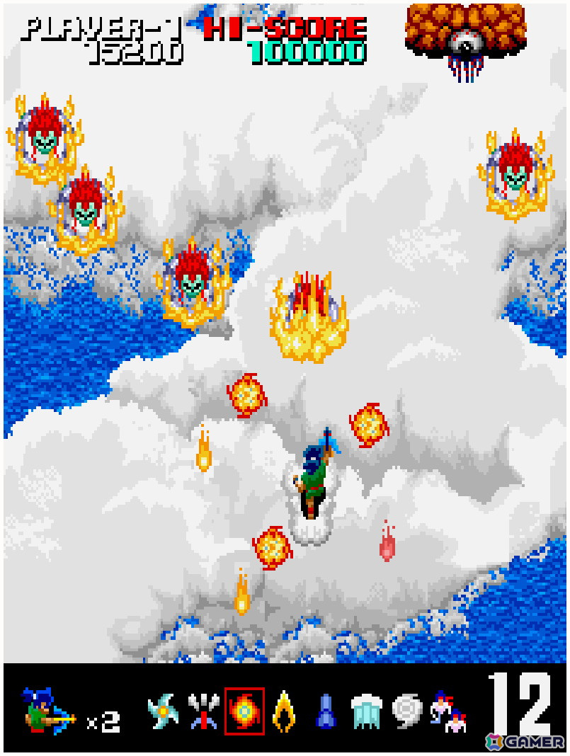 忍法の使い分けが攻略の鍵を握るシューティングゲーム「アーケードアーカイブス 妖魔忍法帖」が7月4日に配信！の画像2