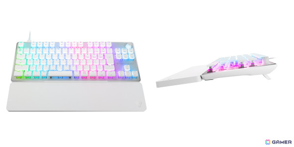 Turtle Beach製テンキーレスゲーミングキーボード「Vulcan II TKL Pro」の新色・ホワイトが7月5日より販売開始！の画像1
