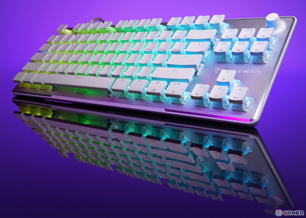Turtle Beach製テンキーレスゲーミングキーボード「Vulcan II TKL Pro」の新色・ホワイトが7月5日より販売開始！の画像5