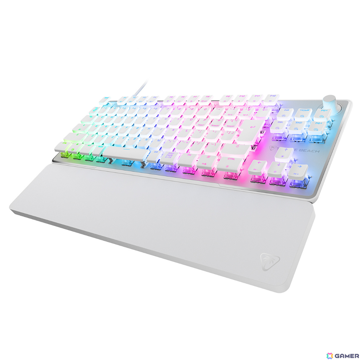 Turtle Beach製テンキーレスゲーミングキーボード「Vulcan II TKL Pro」の新色・ホワイトが7月5日より販売開始!の画像