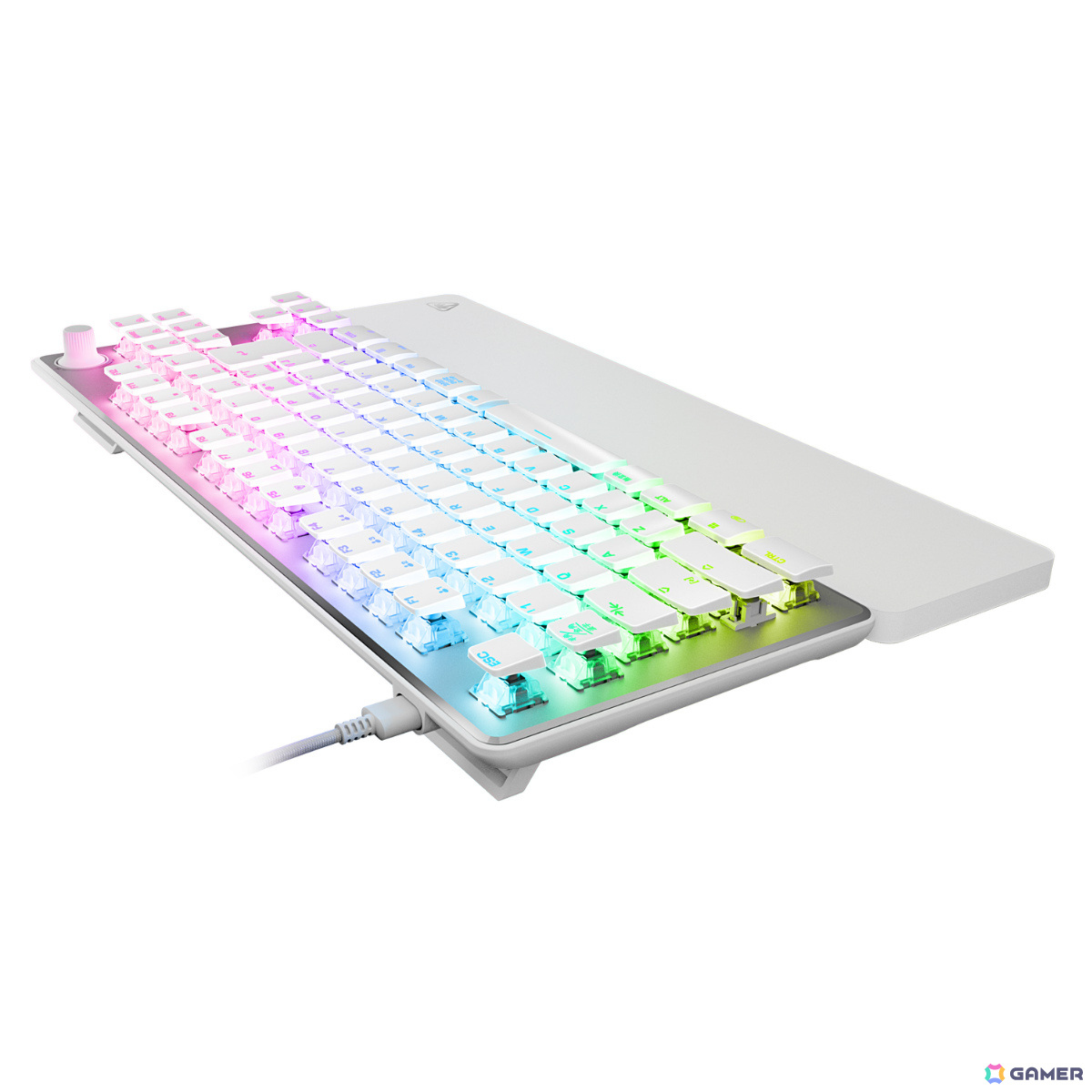 Turtle Beach製テンキーレスゲーミングキーボード「Vulcan II TKL Pro」の新色・ホワイトが7月5日より販売開始!の画像