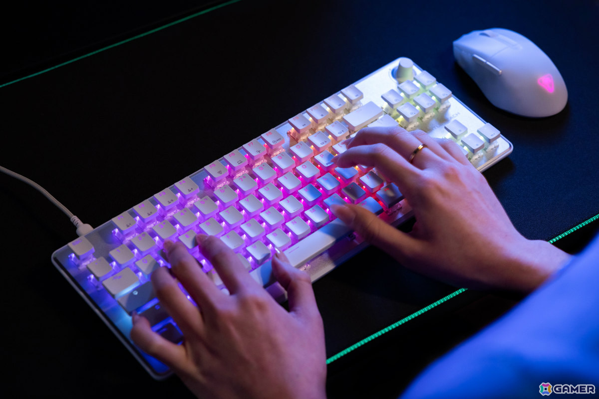 Turtle Beach製テンキーレスゲーミングキーボード「Vulcan II TKL Pro」の新色・ホワイトが7月5日より販売開始!の画像