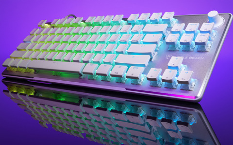 Turtle Beach製テンキーレスゲーミングキーボード「Vulcan II TKL Pro」の新色・ホワイトが7月5日より販売開始！