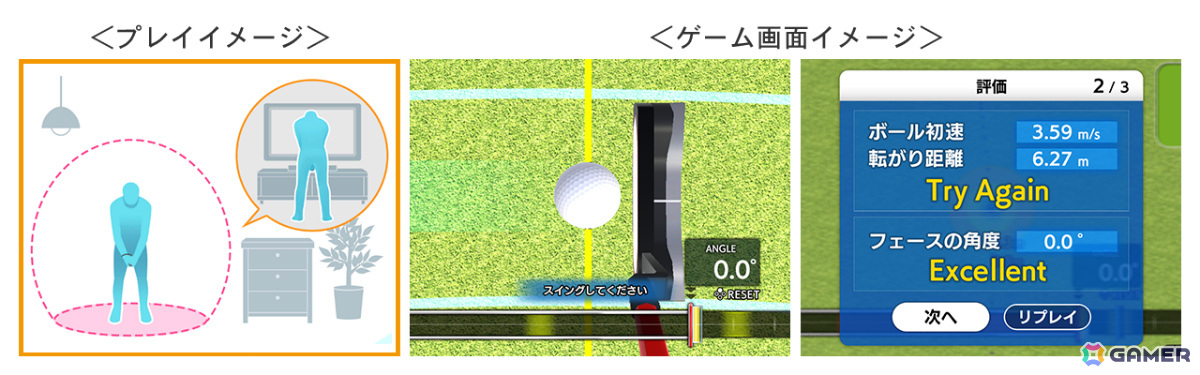 「おうちでゴルフ練習 パターうまくな~る!」が発売!フォーム、距離感、傾斜感覚を鍛えてパター上達を目指そうの画像