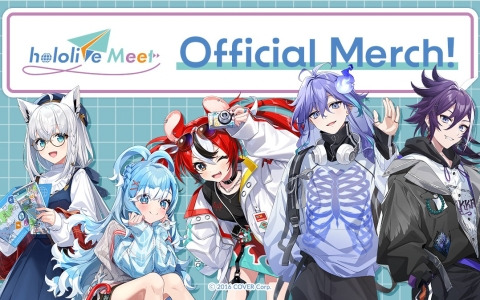 「hololive Meet」プロジェクトのオリジナルグッズが7月5日よりTokyo Otaku Modeにて受注販売開始！「Anime Expo」での販売も