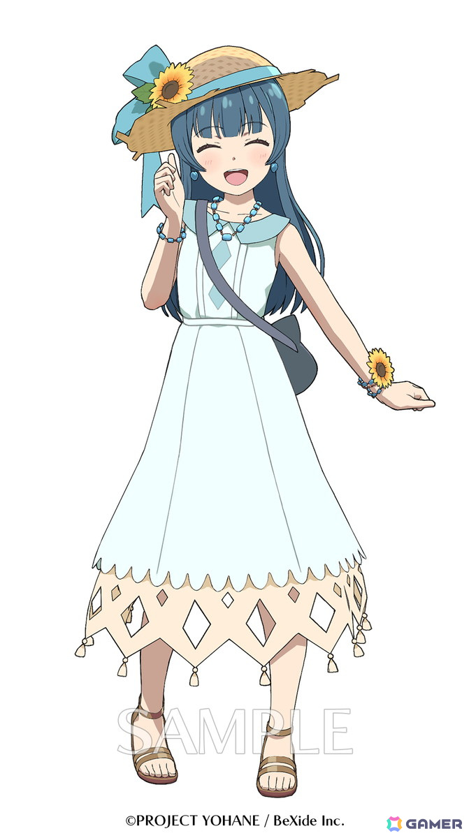 「幻日のヨハネ - NUMAZU in the MIRAGE -」でDLCコスチューム「夏やすみ」が配信！爽やかなワンピースと麦わら帽子が魅力のゲームオリジナル衣装の画像