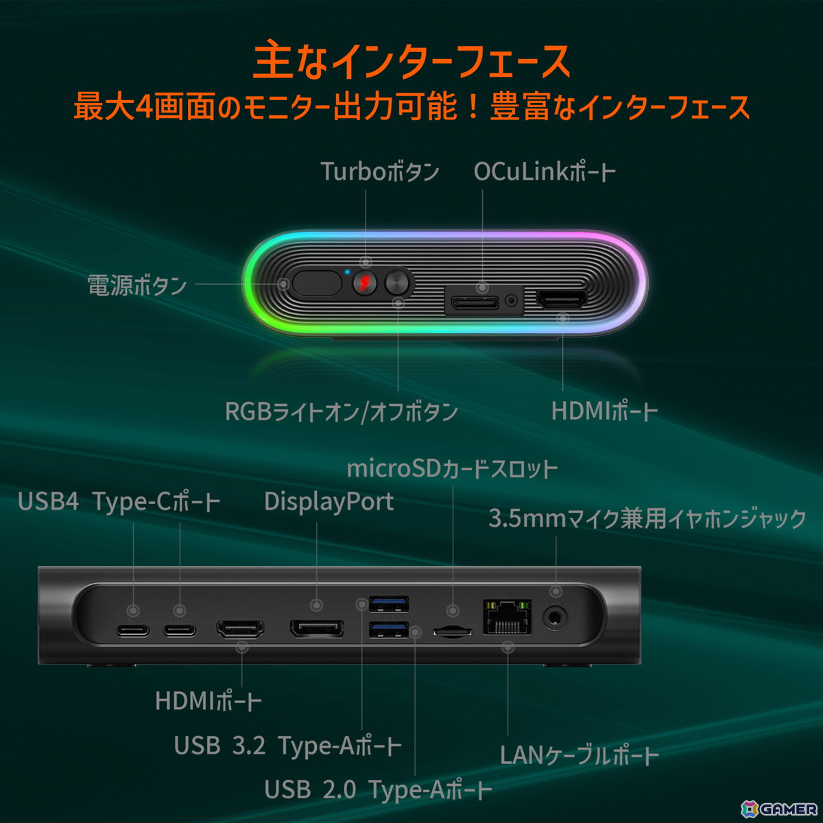 テックワン、One-Netbook社初のミニPC「ONEXPLAYER M1 国内正規版」を8月下旬に発売!小型・高性能で高い拡張性を誇るAI mini PCの画像