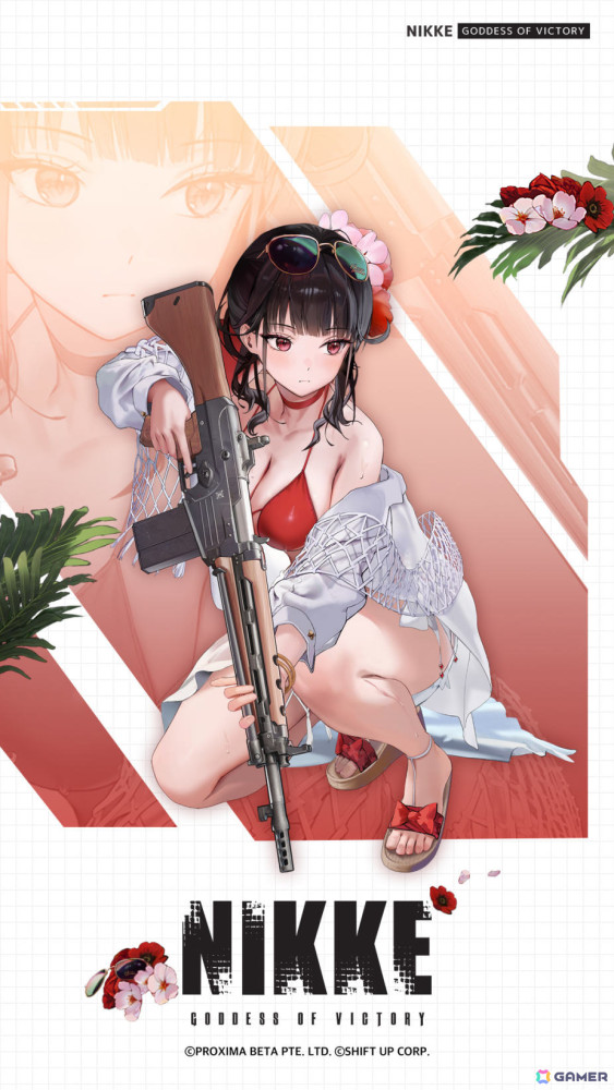 「勝利の女神：NIKKE」水着姿のサクラとロザンナがSSRで登場！夏をテーマにした新バージョン「BEAUTY FULL SHOT」が実装の画像4