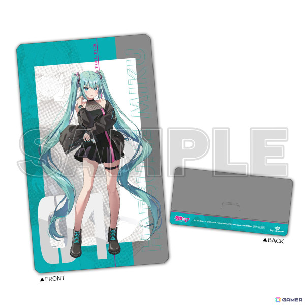 「初音ミク」の腕時計・ブルゾン・長財布・ブーツが登場！ブラックにミクグリーンが鮮やかなユニセックスアイテムの画像50