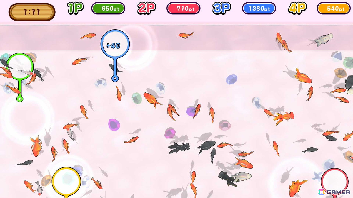 “金魚すくい”カジュアルゲーム「すくって！金魚すくい」がSwitchで配信！すくった金魚を眺められる鑑賞モードも搭載の画像3
