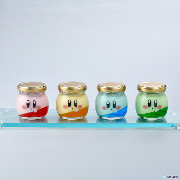 「カービィカフェ プチ」で4色4味の「カービィのカラフルプリン」が7月10日より販売！いちご味、オレンジ味、ライチ味、青りんご味の4種がラインナップの画像1