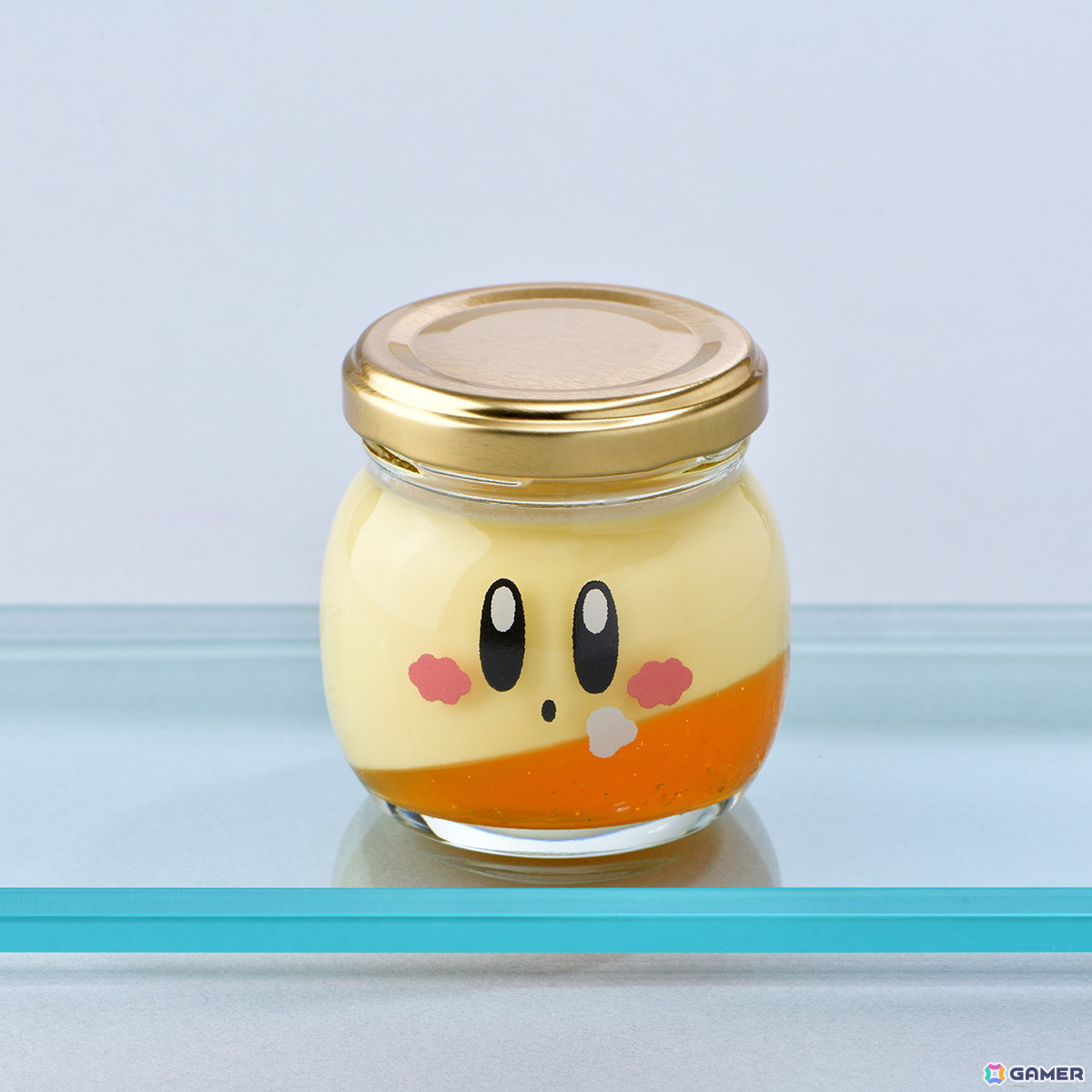 「カービィカフェ プチ」で4色4味の「カービィのカラフルプリン」が7月10日より販売！いちご味、オレンジ味、ライチ味、青りんご味の4種がラインナップの画像