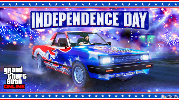 「GTAオンライン」で独立記念日イベントが開幕！星条旗カラーリングの車「カリンボーア」や「オーバーフロッド ピピストレロ」が登場の画像1