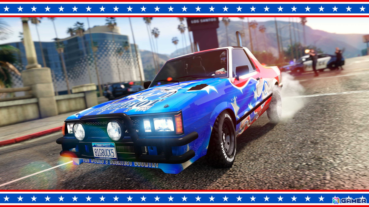 「GTAオンライン」で独立記念日イベントが開幕！星条旗カラーリングの車「カリンボーア」や「オーバーフロッド ピピストレロ」が登場の画像