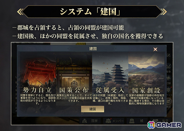 「戦国ブシドー～大野望の巻～」伊達政宗（CV：松岡禎丞）、上杉謙信（CV：杉田智和）ら新武将が登場！建国などの新システムもの画像