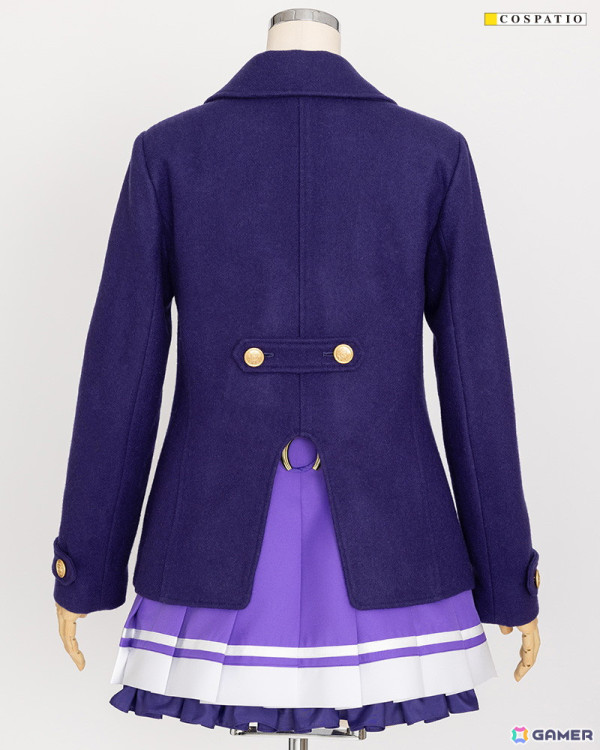 「ウマ娘 プリティーダービー」トレセン学園ピーコートが2025年1月下旬に発売!校章が刻印されたオリジナルボタンの単品販売もの画像