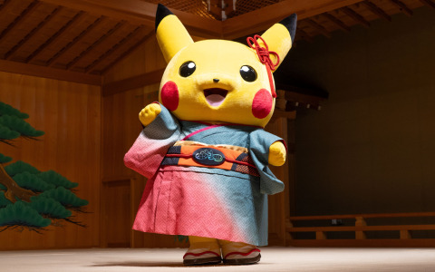 新作も加わり進化した「ポケモン×工芸展 ―美とわざの大発見―」がMOA美術館で開幕！伝統柄“工字繋ぎ”の着物を身につけたピカチュウも登場