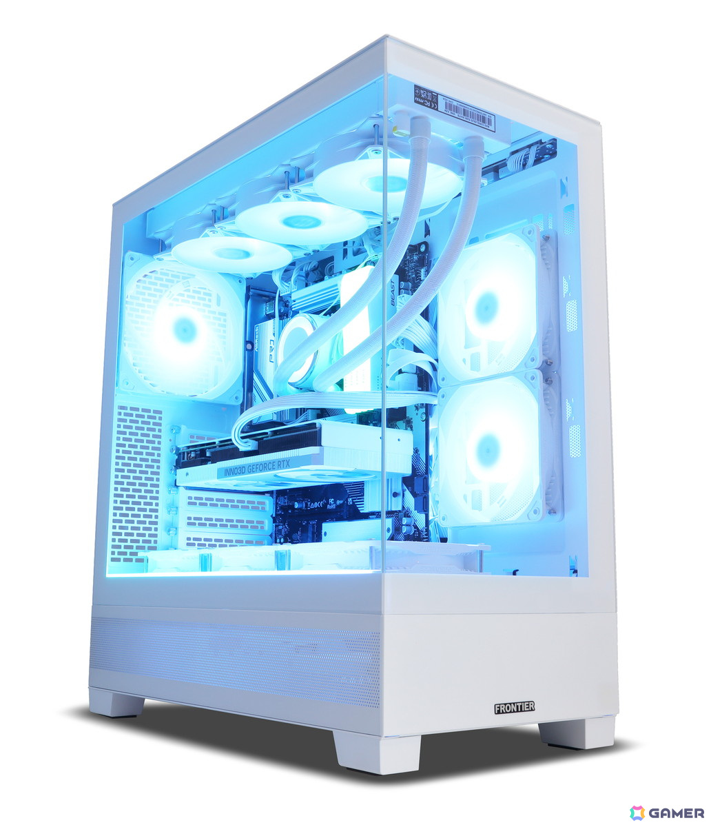 FRONTIERのピラーレスデザインケース「GPLシリーズ」よりAMD Ryzen 7