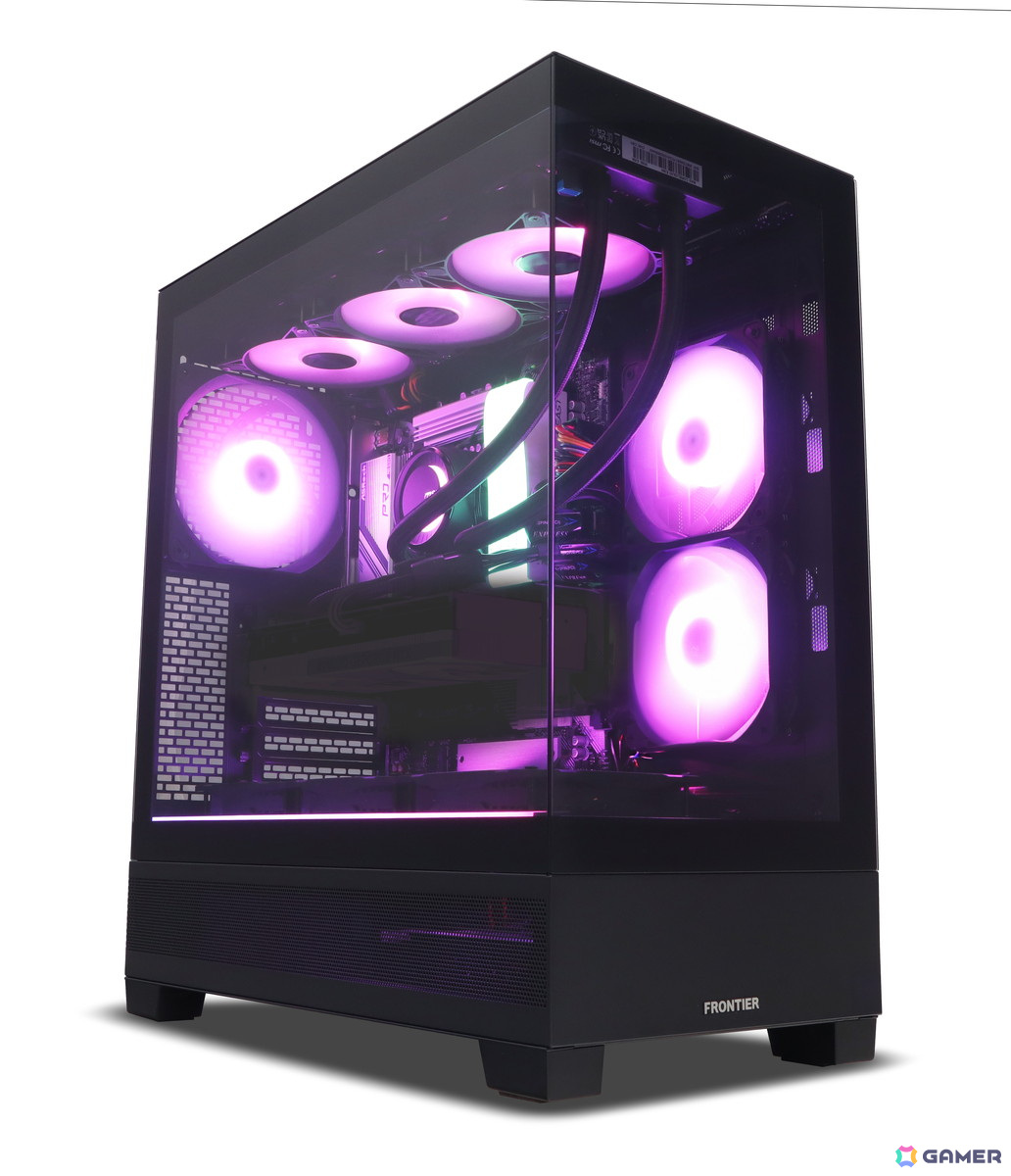 FRONTIERのピラーレスデザインケース「GPLシリーズ」よりAMD Ryzen 7