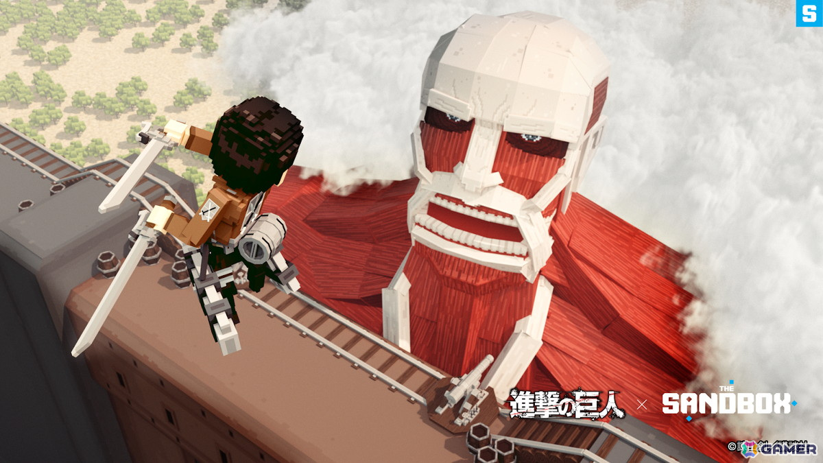 「進撃の巨人」初のWeb3メタバースコンテンツが「The Sandbox」にて展開！世界観を感じられるイベントやNFTの制作・販売を予定の画像