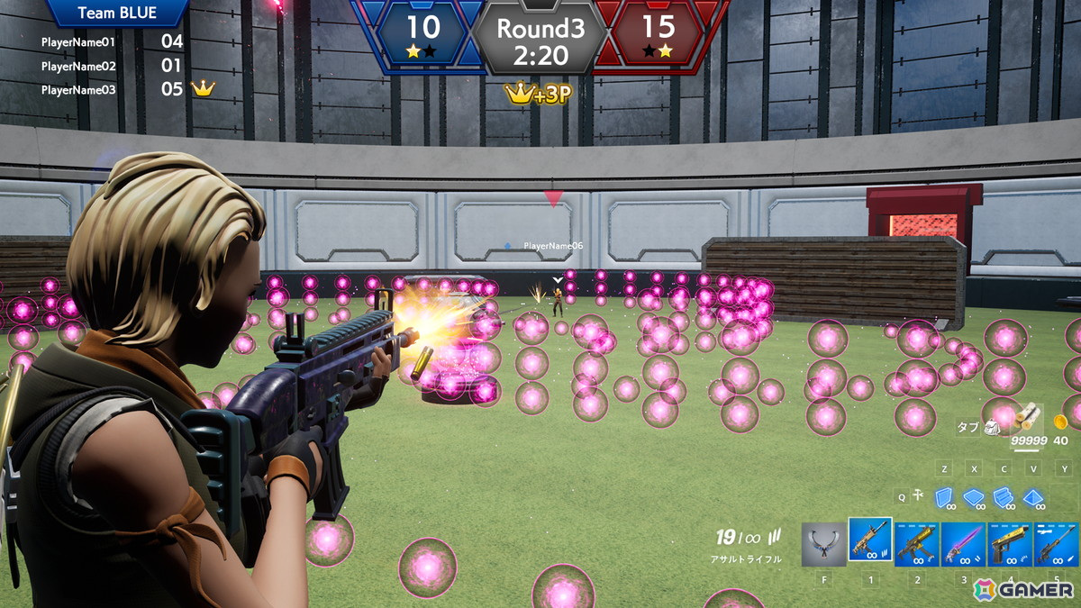 360度弾幕シューティングバトルを楽しめるクリエイティブマップ「BARRAGE ARENA 3v3」が「フォートナイト」上で公開！の画像
