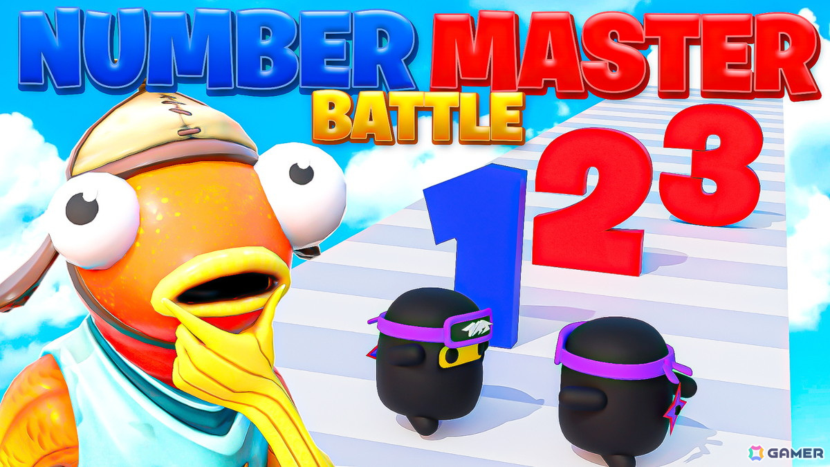 カヤック、ハイパーカジュアルゲーム「Number Master」の「フォートナイト」版を公開!NEIGHBOR発IP「ロケニン」も登場の画像