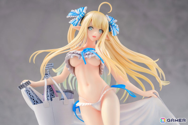 「アズレン」セントーの着せ替えスキン【砂浜のウンディーネ】を立体化！あみあみ限定特典でA2クリアポスターが付属の画像9