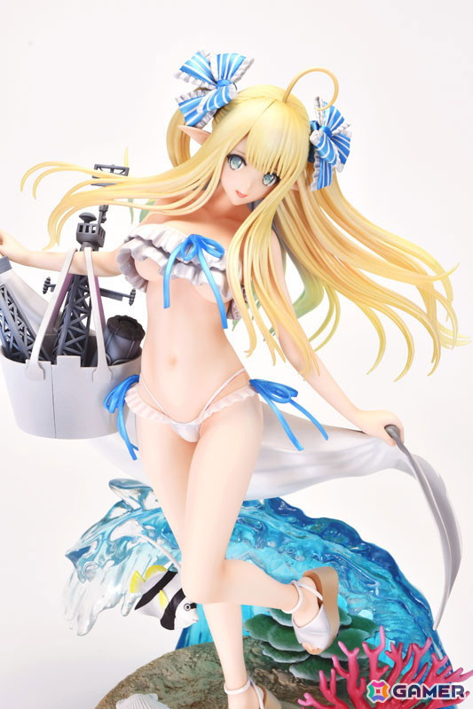 「アズレン」セントーの着せ替えスキン【砂浜のウンディーネ】を立体化！あみあみ限定特典でA2クリアポスターが付属の画像17