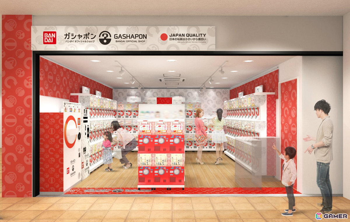 ガシャポンバンダイオフィシャルショップ（イメージ）