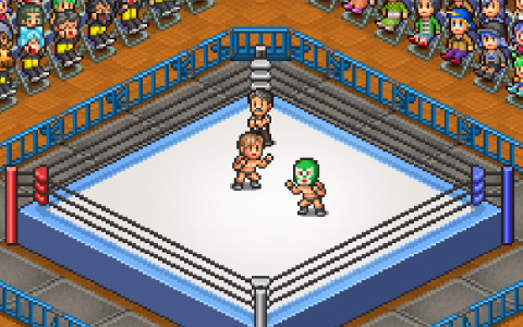 プロレス団体経営SLG「プロレスリング物語」がリリース！練習場の設備を整えて強敵との試合に挑め