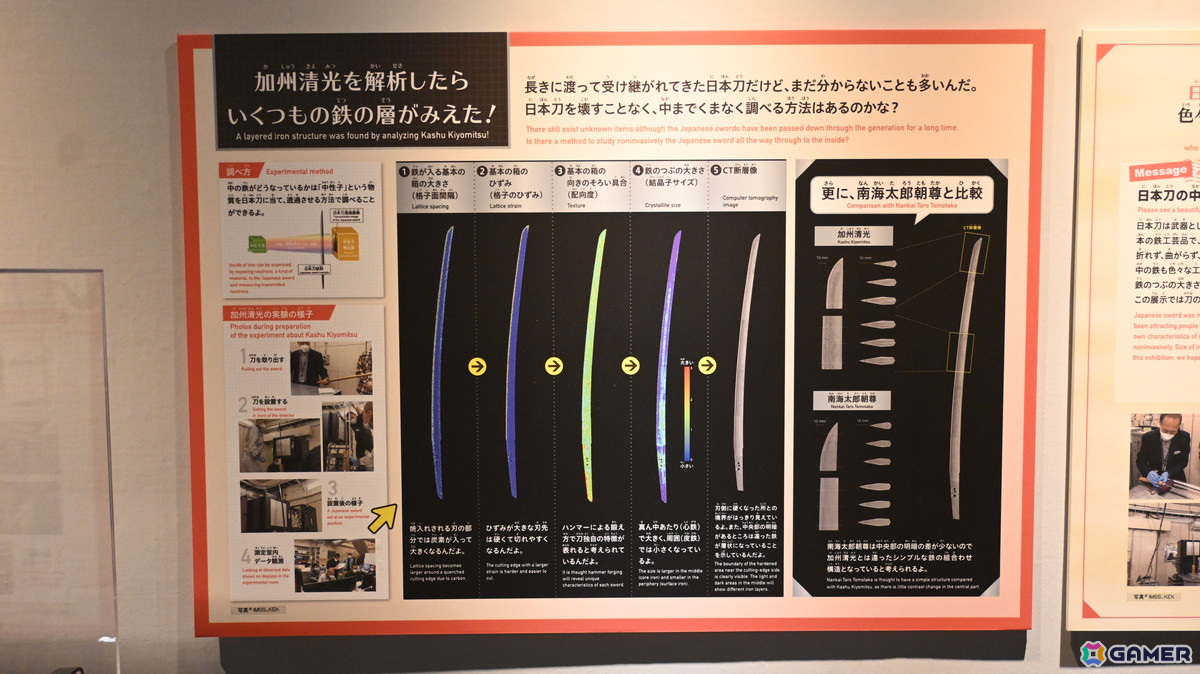 特別展「刀剣乱舞で学ぶ日本刀と未来展 -刀剣男士のひみつ-」をレポート！作刀プロジェクトで生まれた「今剣」や加州清光の剣術が見られる展示もの画像38