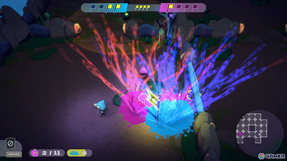 スライムを増やして旗を取り合う2人対戦型RTS「Jelly Troops」のSteamページが公開！BitSummit Driftへの試遊出展もの画像7