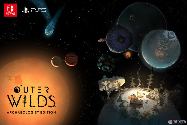パッケージ版「Outer Wilds: Archaeologist Edition」がPS5/Switchで10月24日に発売！キービジュアルは出水ぽすか氏描き下ろしの画像1