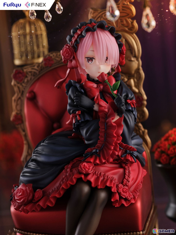 「リゼロ」ラムとレムがF:NEXオリジナルデザインのゴシックドレス姿で1/7スケールフィギュア化!の画像