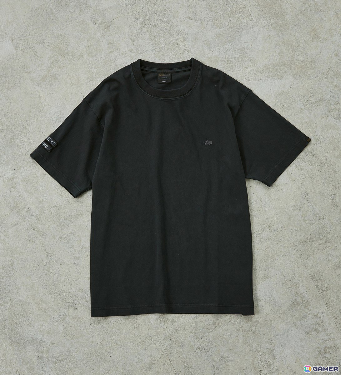 ミリタリーブランド「ALPHA INDUSTRIES」より「ACE COMBAT 7」とのコラボTシャツ2種が7月25日に発売！“三本線”とADFX-01の2種類が登場の画像3