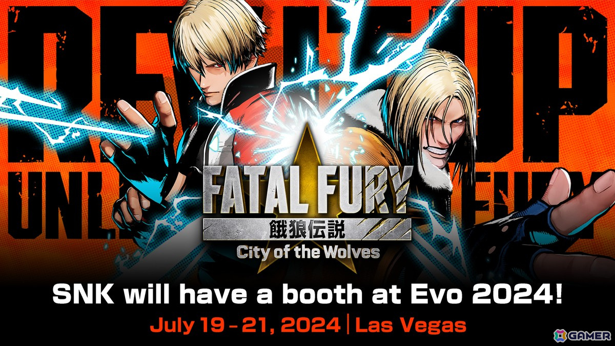 Evo 2024」にSNKブースが出展!新作「餓狼伝説 City of the Evo 2024」にSNKブースが出展!新作「餓狼伝説 City of the
