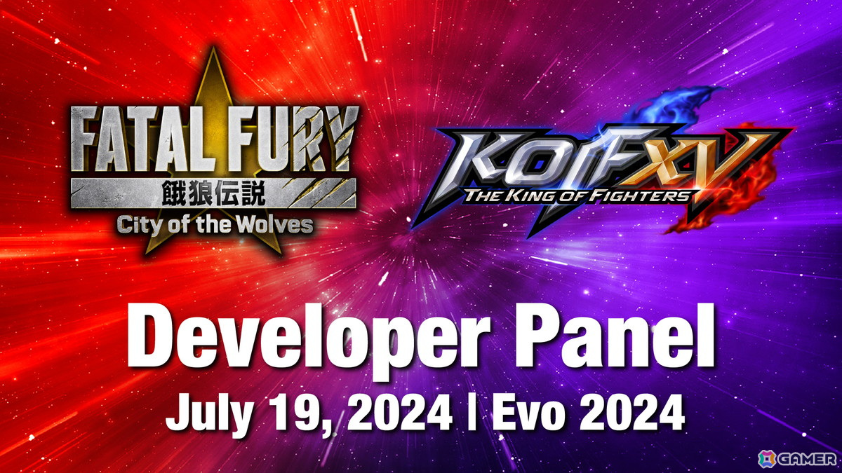 「Evo 2024」にSNKブースが出展！新作「餓狼伝説 City of the Wolves」の試遊や「KOF XV 」の新情報が公開予定の画像