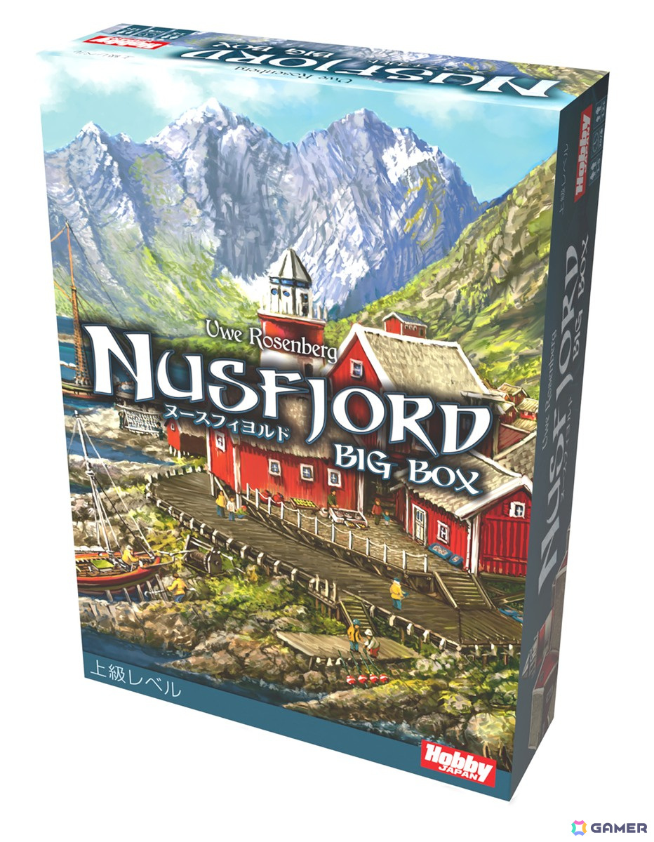 ノルウェーの漁業の町をテーマにしたワーカープレイスメント系ボードゲーム「ヌースフィヨルド:BIG BOX」日本語版が8月上旬に発売!の画像