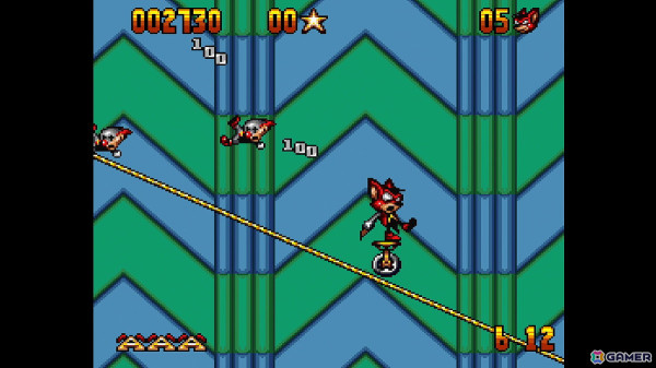 1993年に欧米で発売された名作アクション「エアロ アクロバット キッズ」がSwitchで8月2日に配信！ギャラリーモードやチート機能を追加して日本初上陸の画像