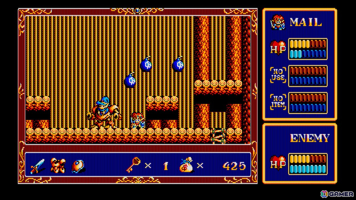 「EGGコンソール ぽっぷるメイル PC-8801mkIISR」がSwitchで配信！1991年に日本ファルコムからリリースされたサイドビューのアクションRPGの画像3
