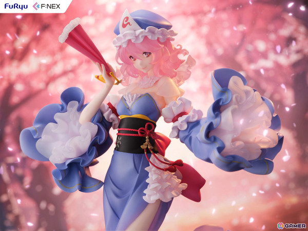「東方Project」西行寺幽々子がideolo氏のイラストをもとに1/6スケールフィギュア化！FURYU HOBBY MALL限定で特製背景パネル付きの豪華版も販売の画像10