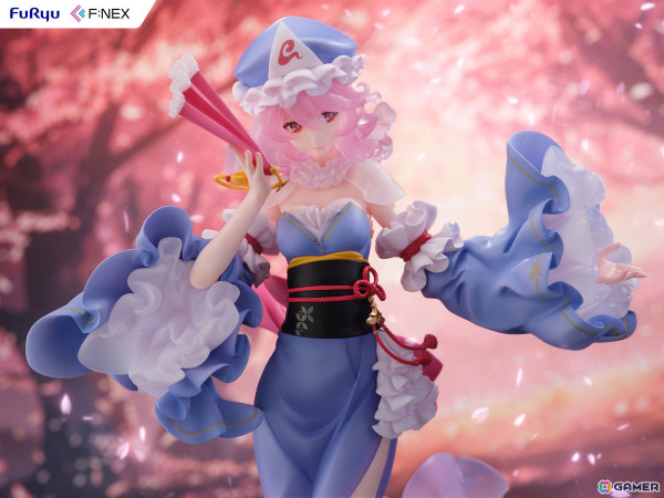 「東方Project」西行寺幽々子がideolo氏のイラストをもとに1/6スケールフィギュア化！FURYU HOBBY MALL限定で特製背景パネル付きの豪華版も販売の画像11