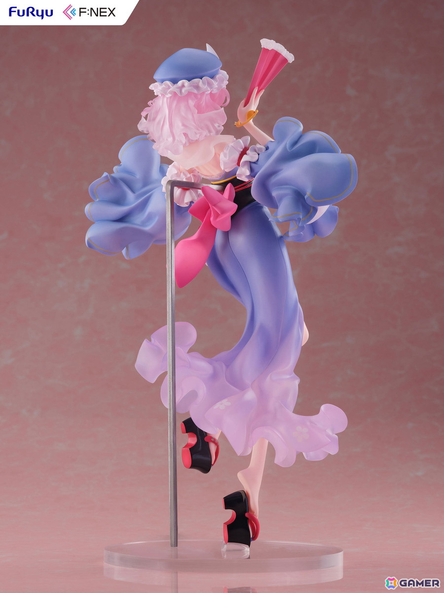 「東方Project」西行寺幽々子がideolo氏のイラストをもとに1/6スケールフィギュア化！FURYU HOBBY MALL限定で特製背景パネル付きの豪華版も販売の画像8
