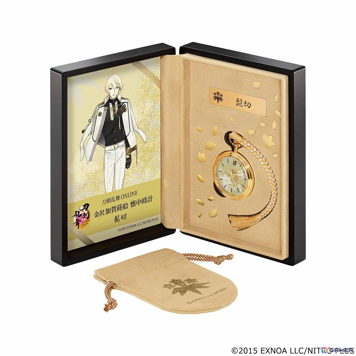 刀剣乱舞ONLINE」漆芸作家が手掛けた「金沢加賀蒔絵 懐中時計」第二弾