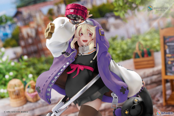 「GUILTY GEAR -STRIVE-」ブリジットのフィギュアがパープルバージョンで再登場！透け感のあるニーソックス姿に注目の画像2