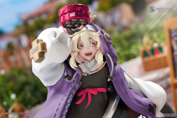 「GUILTY GEAR -STRIVE-」ブリジットのフィギュアがパープルバージョンで再登場！透け感のあるニーソックス姿に注目の画像6