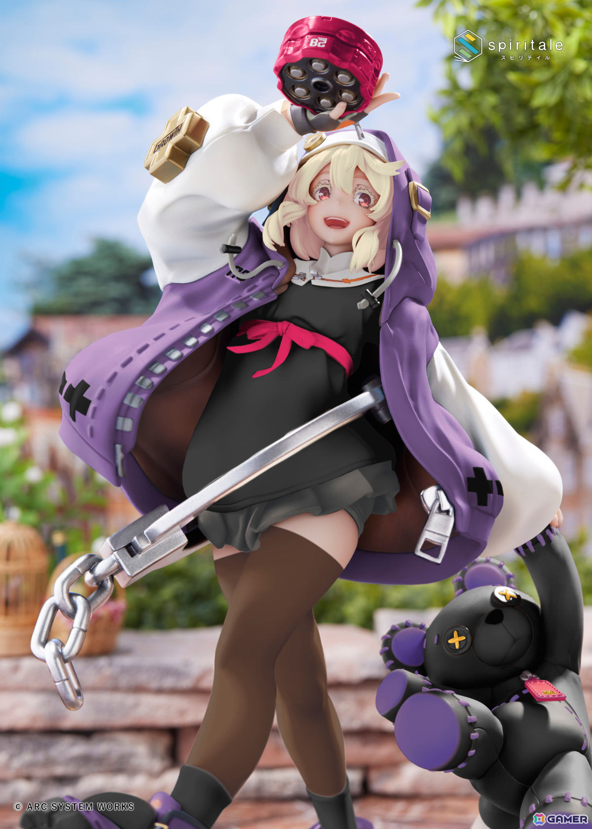 GUILTY GEAR -STRIVE-」ブリジットのフィギュアがパープルバージョンで