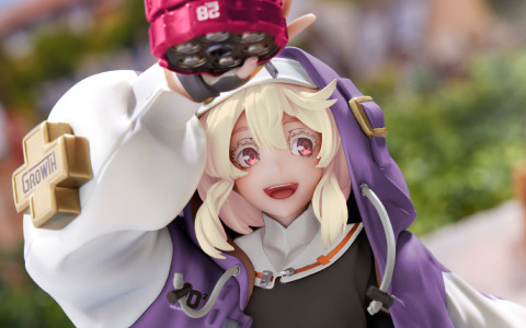 「GUILTY GEAR -STRIVE-」ブリジットのフィギュアがパープルバージョンで再登場！透け感のあるニーソックス姿に注目