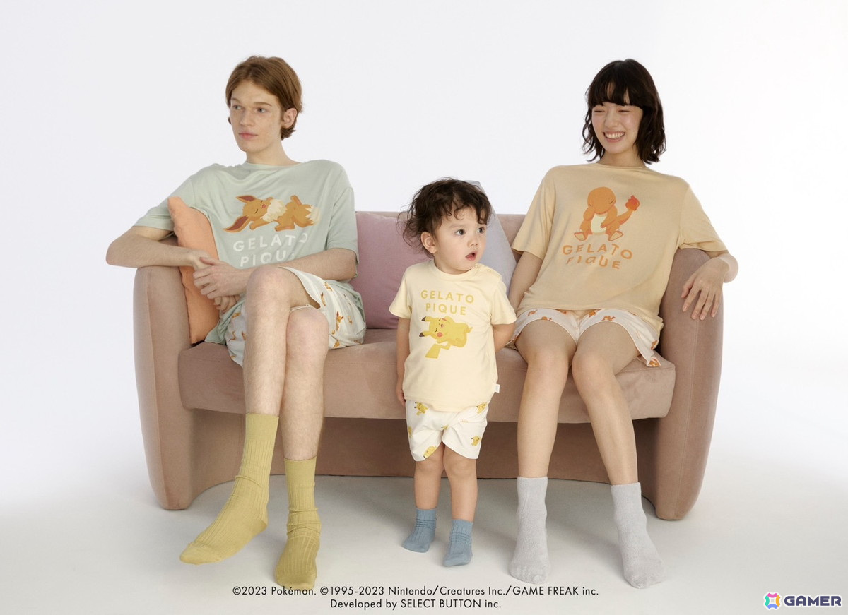 ジェラート ピケ」と「Pokémon Sleep」のルームウェアコラボ第2弾が7月